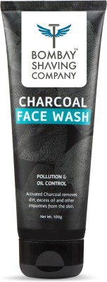BOMBAY SHAVING COMPANY Charcoal Facewash for Deep Cleaning-Removes Dirt Cleans Pores|Oil & Acne Control Face Wash(100 g)