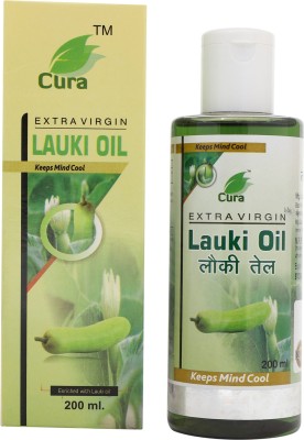 Cura Lauki Hair Oil (Extra Virgin) 200ml. Hair Oil(200 ml)