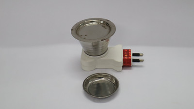 Shree Shraddha Jyoti Steel Incense Holder(Silver)