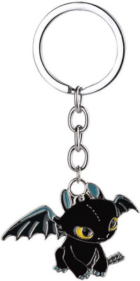 RV Mart How To Train Your Dragon Toothless Metal Keychain Key Chain Car Bikes Key Ring Key Chain
