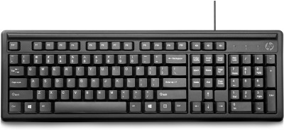 HP 100 Wired USB Desktop KeyboardBlack