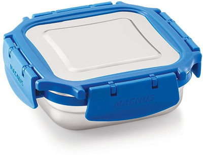 Magnus For School and Office with Stainless Steel Lid 1 Containers Lunch Box(300 ml)