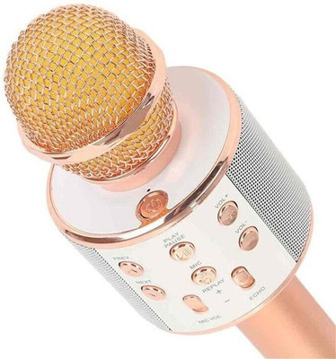 Stybits QZ_WS-858 Handheld Bluetooth Mic Speaker Compatible IOS AndriodColor May Vary Microphone