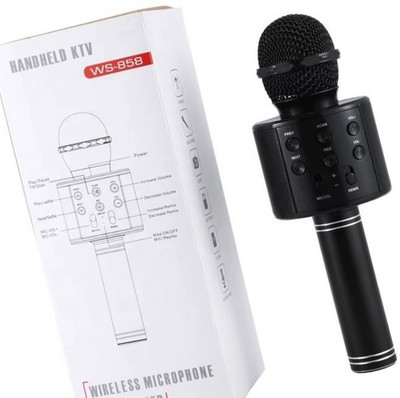 Stybits QM_WS-858 Handheld Bluetooth Speaker Mic Compatible IOS AndriodColor May Vary Microphone
