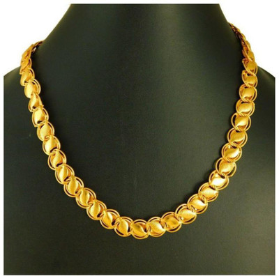 LABHUBAMON Neck chain for mens and chain for boy gold plated Gold-plated Plated Copper Chain