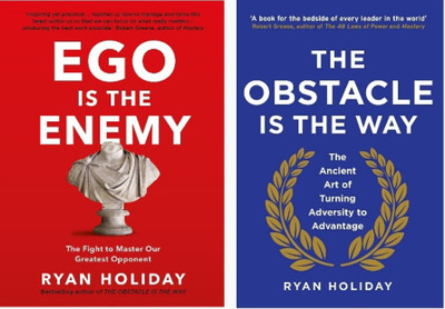 Ego Is The Enemy, The Obstacle Is The Way(Paperback, Ryan Holiday)