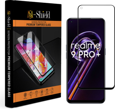 MS-Shield Edge To Edge Tempered Glass for Realme 9 Pro +(Pack of 1)