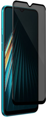 HUPSHY Edge To Edge Tempered Glass for realme 5i(Pack of 1)