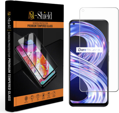 MS-Shield Edge To Edge Tempered Glass for Realme 8(Pack of 1)