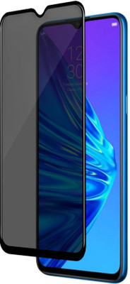 HUPSHY Edge To Edge Tempered Glass for realme 5(Pack of 1)