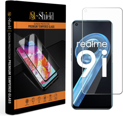 MS-Shield Edge To Edge Tempered Glass for Realme 9i(Pack of 1)