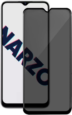HUPSHY Edge To Edge Tempered Glass for realme Narzo 10A(Pack of 1)