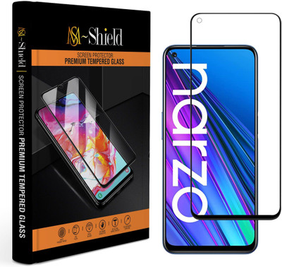 MS-Shield Edge To Edge Tempered Glass for Realme Narzo 30(Pack of 1)