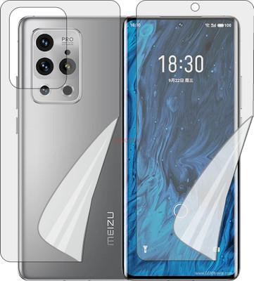 ZINGTEL Front and Back Screen Guard for MEIZU 18S PRO (Edge To Edge TPU Full Coverage)(Pack of 2)