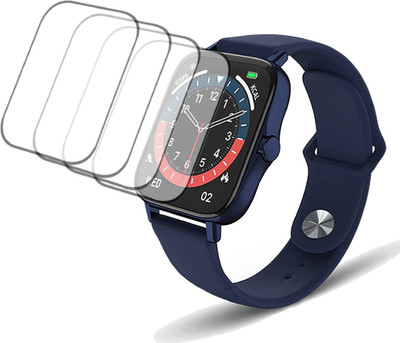 EJZATI Screen Guard for Pebble Cosmos, Bluetooth Calling smartwatch SCREEN TEMPERED(Pack of 4)