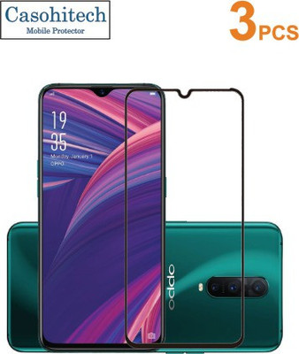 casohitech Tempered Glass Guard for Oppo R17 Pro(Pack of 3)
