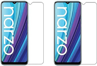 NIMMIKA ENTERPRISES Tempered Glass Guard for Realme Narzo 30A(Pack of 2)