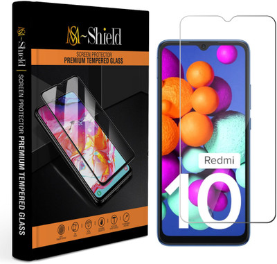 MS-Shield Tempered Glass Guard for Redmi 10(Pack of 1)