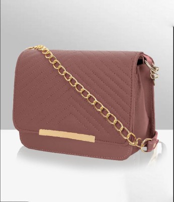 MUSRAT Maroon Sling Bag Latest Trend Party Wear Sling Bag with Adjustable Strap for Girls and Women's