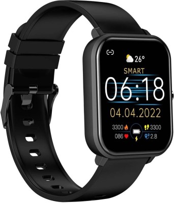 PTron Pulsefit Pro Smartwatch(Black Strap, Free Size)