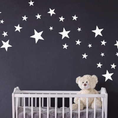 Asmi Collections 12 cm Pack of 60 Stars Self Adhesive Sticker(Pack of 60)