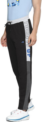 ALCIS Printed Men Black Track Pants