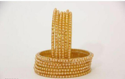 MADHAV ENTERPRISES Glass Bangle Set(Pack of 12)
