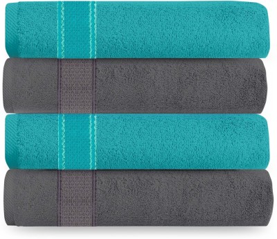 @Home by nilkamal Cotton 370 GSM Hand Towel Set(Pack of 4)