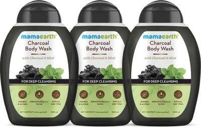 Mamaearth Charcoal Body Wash With Charcoal & Mint for Deep Cleansing