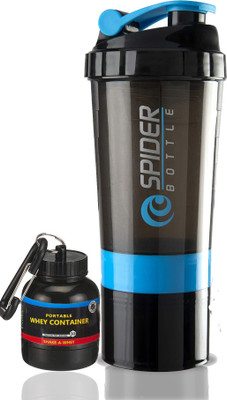 TRUE INDIAN 500 ml Plastic Shaker(Pack of 2, Blue)