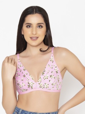 Clovia Women Plunge Non Padded Bra(Pink)