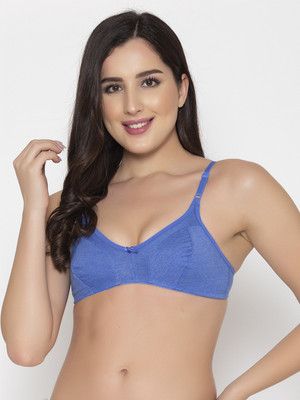 Clovia Women Full Coverage Non Padded Bra(Blue)