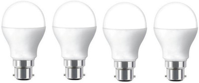 Brightstar 5 W Basic Round B22 LED Bulb(White, Pack of 4)
