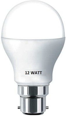 Brightstar 9 W Basic Round B22 LED Bulb(White)