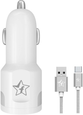 Flipkart SmartBuy 36 W Turbo Car Charger(White, With USB Cable)
