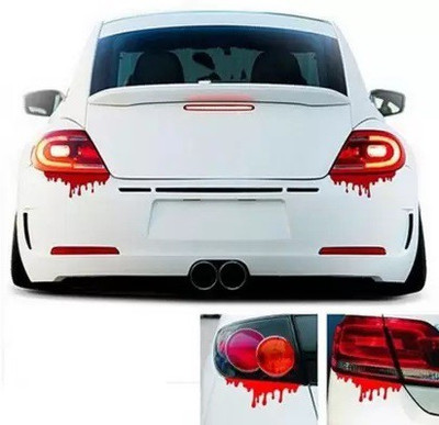 dv graphics Sticker & Decal for Car(Red)