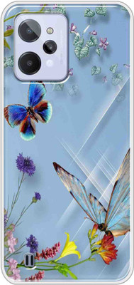 Case Club Back Cover for realme c31(Blue, Grip Case, Silicon, Pack of: 1)