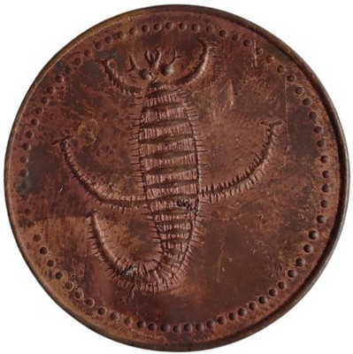 COINS WORLD POWER FUNCTION SCORPION COPPER MAGNETIC TOKEN Medieval Coin Collection(1 Coins)