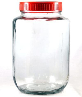 Sitaram Creation Glass Grocery Container  - 3000(Clear)