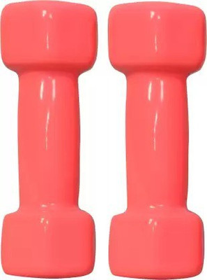 Sonisports Vinyl Dumbells Set Rubber dumbbells For Men and Women Fixed Weight Dumbbell(1 kg)