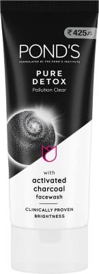 POND&#x27;s Pure Detox Anti-Pollution Purity  With Activated Charcoal Face Wash  (200 g)