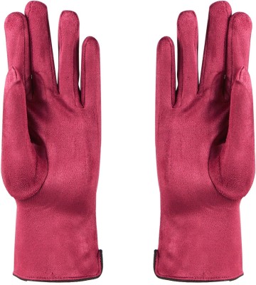BONJOUR Solid Winter Women Gloves