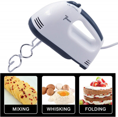 ASTOUND 180 W White Hand Blender(260-W Hand Mixer with 7 Speed Control & Detachable Stainless-Steel Finish Beater)
