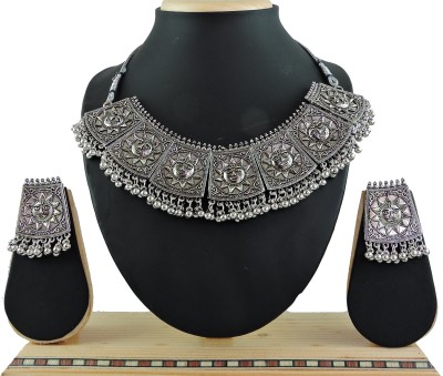 VATSALYA creation Alloy Black Silver Silver Jewellery Set(Pack of 1)