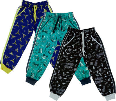 AMNOUR Track Pant For Boys(Multicolor, Pack of 3)