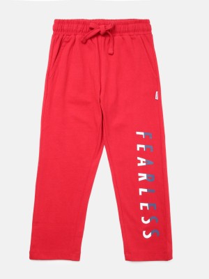 Mackly Track Pant For Boys(Red, Pack of 1)