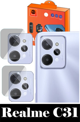 Olonga Back Camera Lens Glass Protector for REALME C31(Pack of: 2)