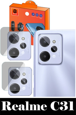 Olonga Back Camera Lens Glass Protector for REALME C31(Pack of: 2)