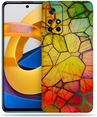 SkinoMania Poco M4 Pro Mobile Skin(Multicolor Abstract)