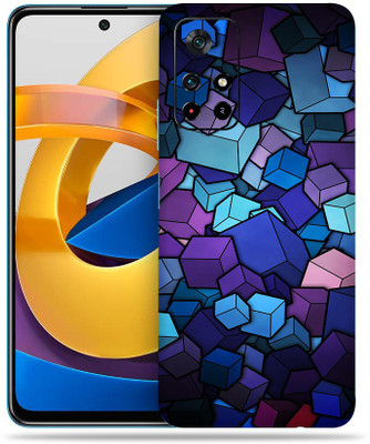 SkinoMania Poco M4 Pro Mobile Skin(Multicolor Cubes-Vector)